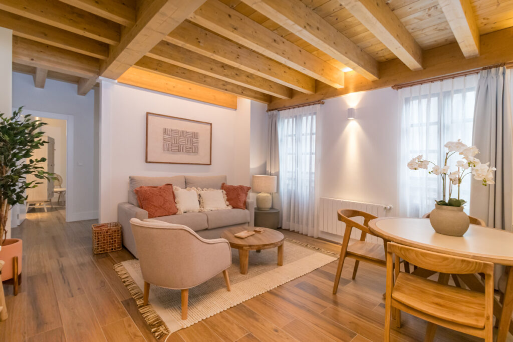 Apartamentos La Botica salón primero izquierda