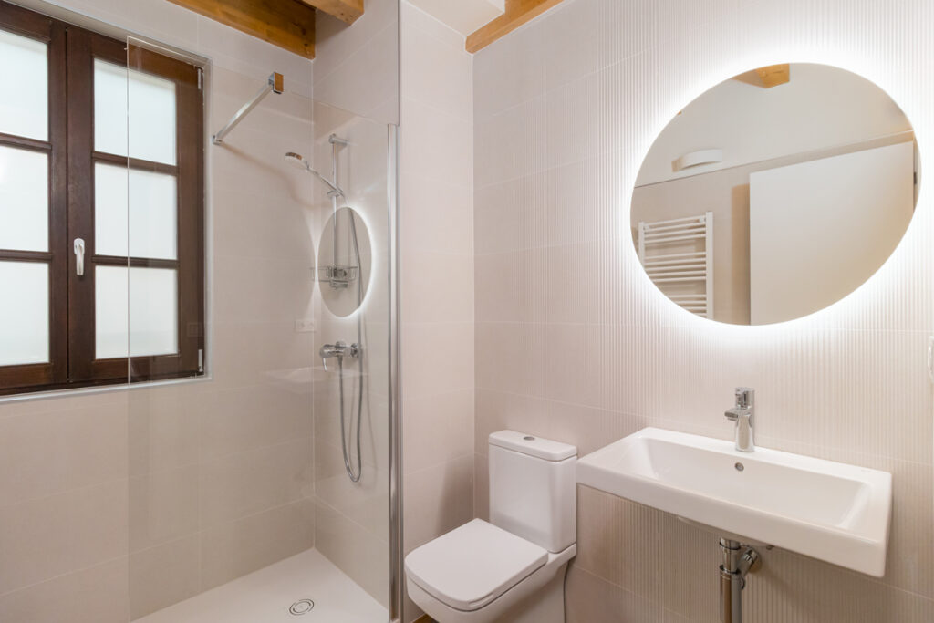 Apartamentos La Botica baño primero izquierda